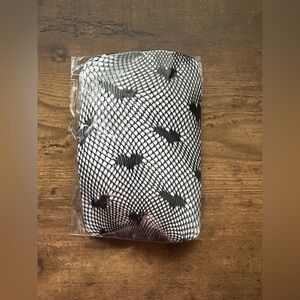 Black and White Mesh Bat Patterned Tights